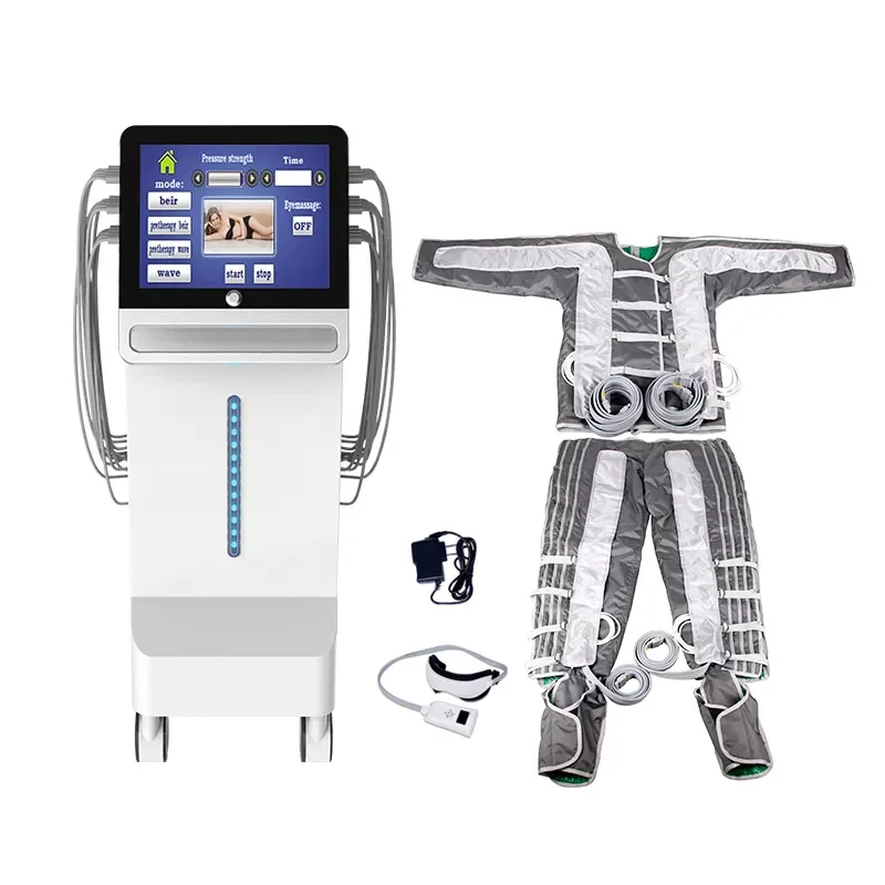 Body Slimming Suit Fat Loss Features Desktop Type New Arrival Pressotherapy Jacket+Pants Lymph Drainage Eye Massage Multi-Color