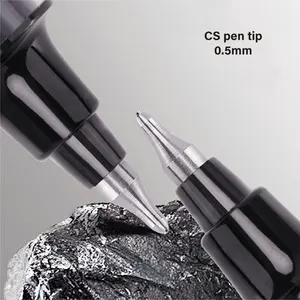 12 pcs Rollerball -Stifte Ball Point Stift 0,5 mm extra feine Spitze schwarze Flüssigkugel Rollenballstifte 6 Hauptverkaufs -Rollerball -Stifte - №3