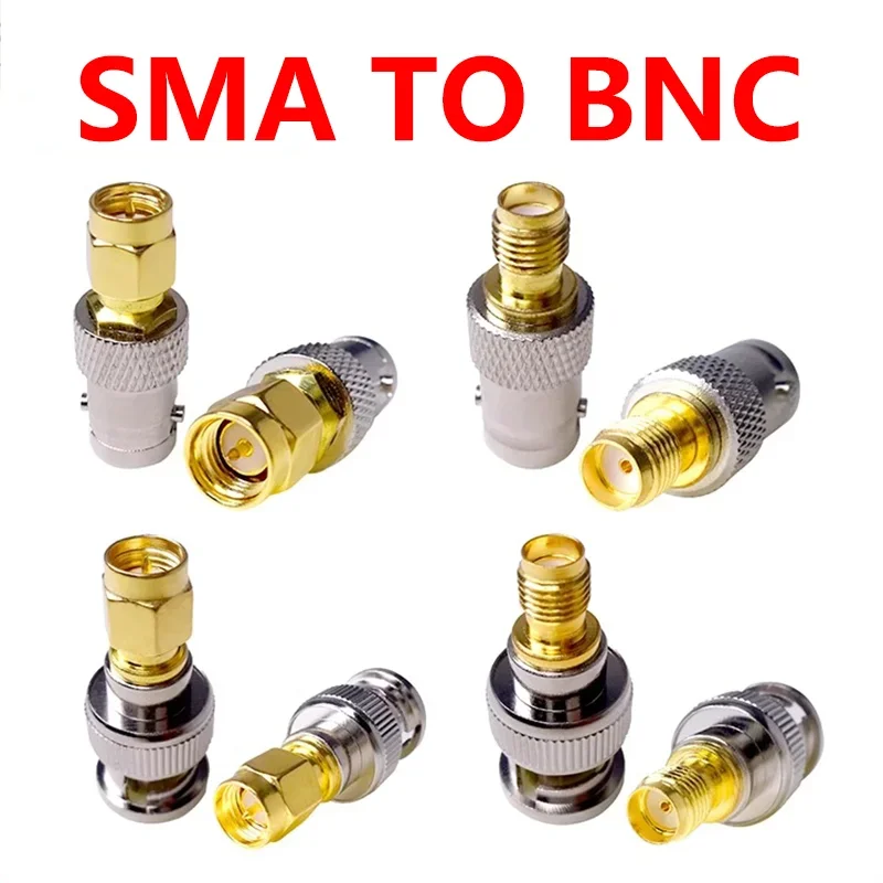 

5/20/100PCS SMA to BNC M/F Radio Antenna Connector Adapter RF Coax Converter M/F Radio Antenna Adapters Kit Coaxial