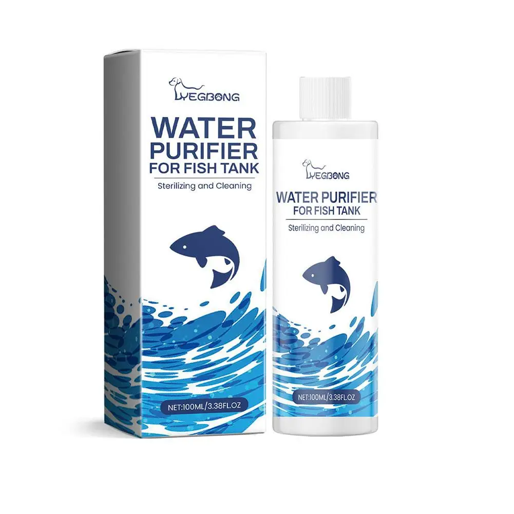 Liquid Cleaner For Aquariums Safe Liquid Cleaner Water Clarifier Long Lasting Effective Water Conditioner For Clear Fish Tank