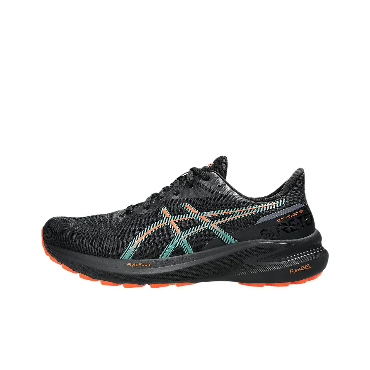 

ASICS GT 1000 13 Gore Tex Black Nova Orange 1011B857-002