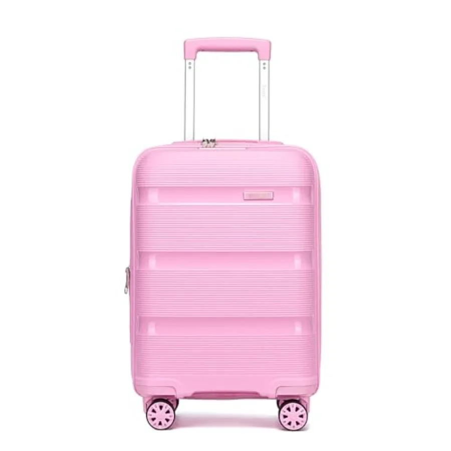 

Carry On Luggage 20 Inch Expandable 22x14x9 Airline Approved Hard Shell Travel Trolley 4 Spinner Wheels Lightweight Polypropyle