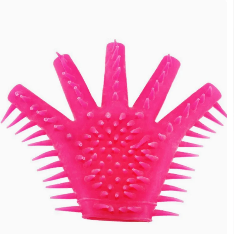 New Arrival Soft Silicone Massage Stimulating Glove Reusable Intimate Pleasure Accessory Adult Personal Massager Toy