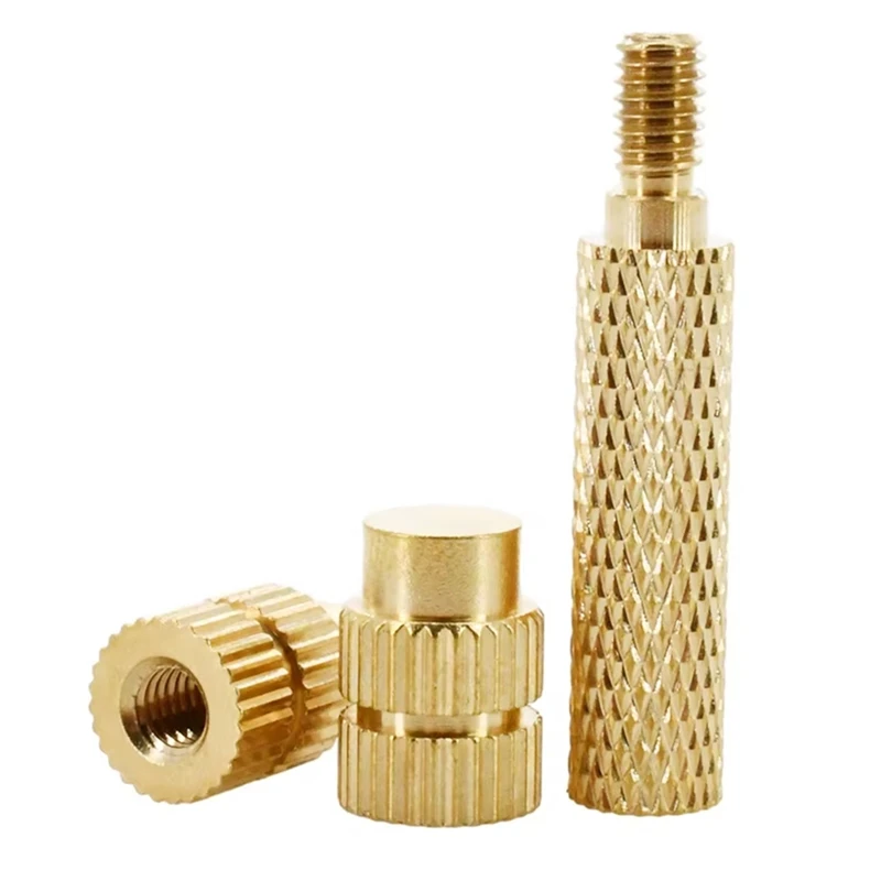 MAKE-Heat Set Insert Tool M2-M8 Hot Melt Brass Knurled Nut Embedded Insertion Tip Press Adapter TS100/TS101 Soldering Iron
