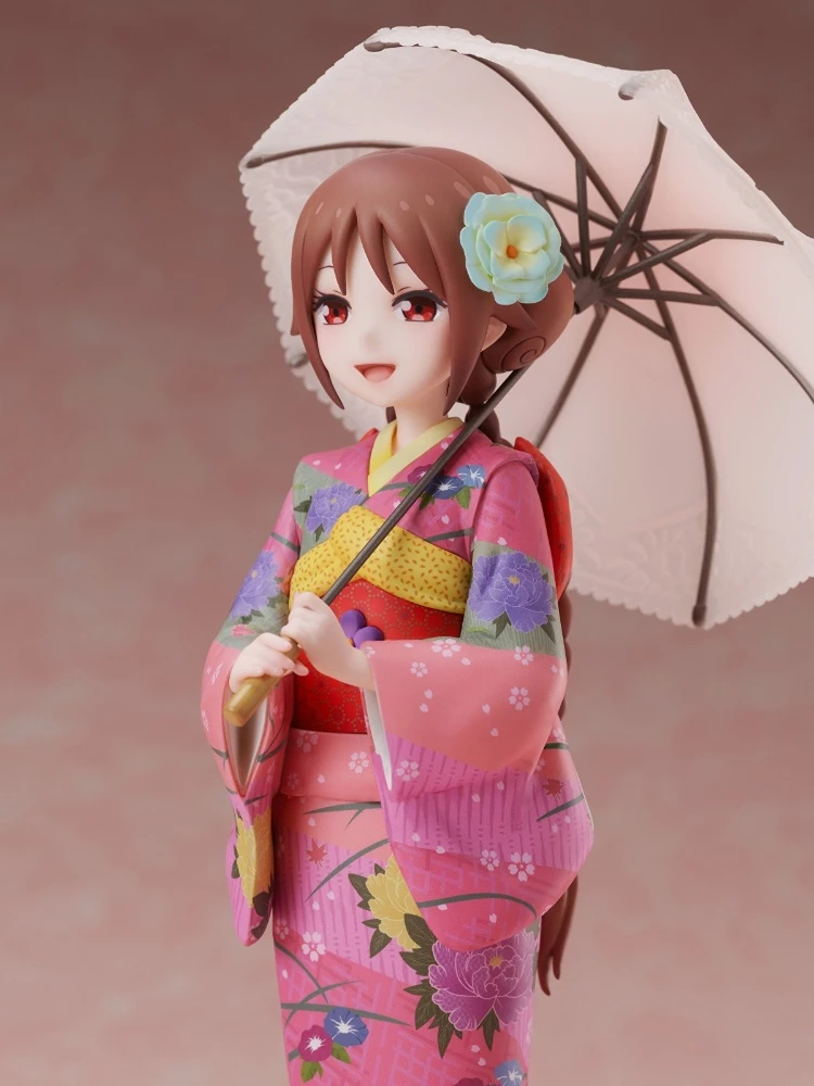 Tachibana Yuzuki Cute Girl Kimono 100% Original genuine 24.5cm PVC Action Figure Anime Figure Model Toys Figure Doll Gift