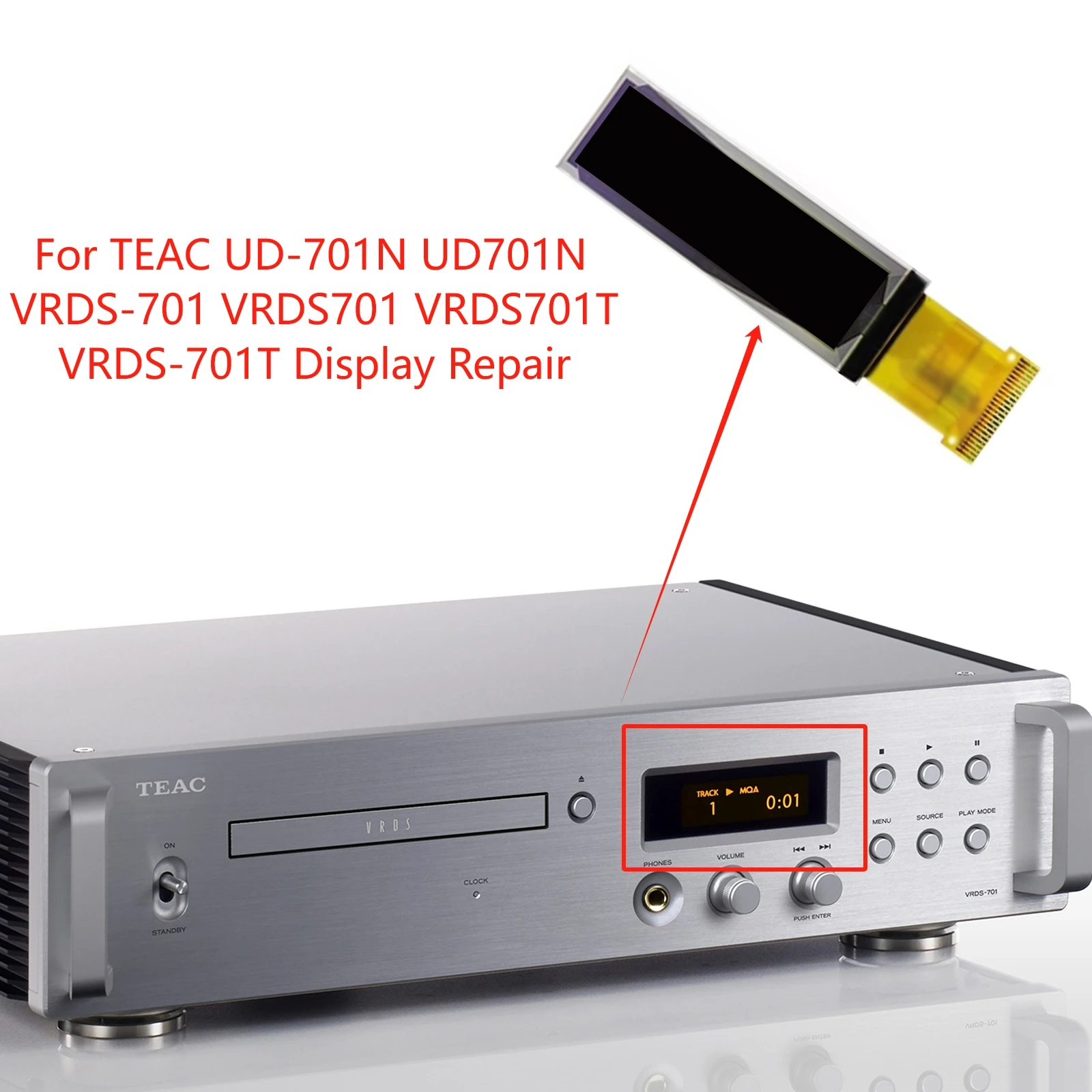 nouvel-ecran-oled-lcd-pour-teac-ud-701n-ud701nvrds-701-vrds701-vrds701tvrds-701t-–-reparation-d'ecran