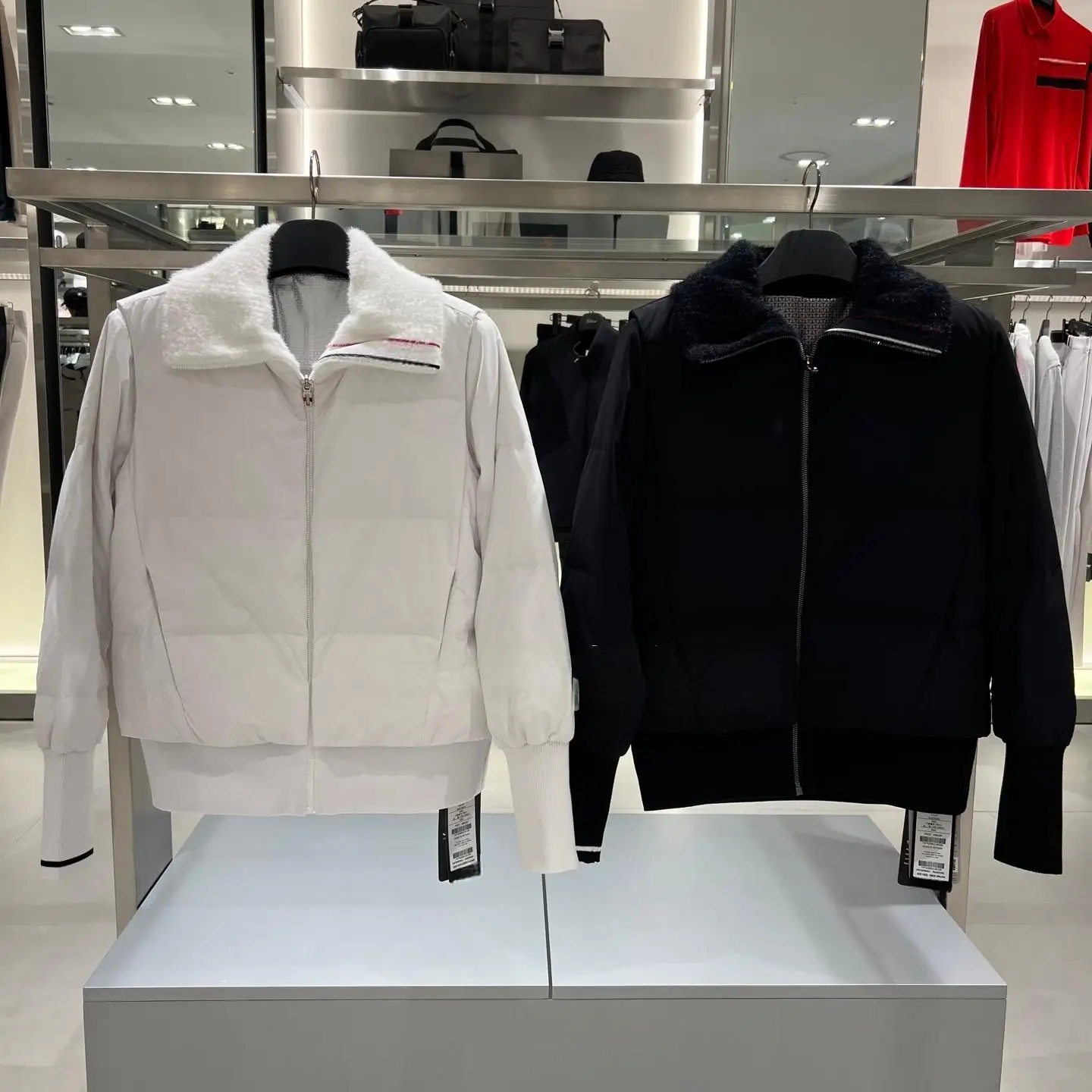 2026 Clearance Sale-Ladies Golf Long Sleeve Zip Jacket Autumn Winter Convertible Stand‑Turn‑Down Collar Casual Sports Outerwear