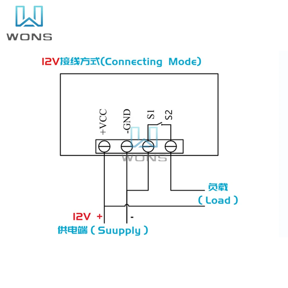 W3230 12V 24V AC110-220V Digital Temperature Control LED Display Thermostat With Heat/Cooling Control Instrument For Indoor