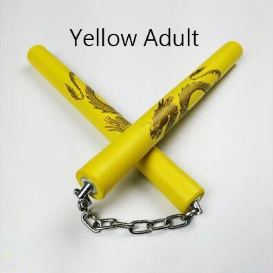 حار فنون الدفاع عن النفس Nunchaku رغوة التنين نمط الأسود فنون الدفاع عن النفس Nunchucks الفولاذ المقاوم للصدأ العصي الكونغ fuTrainer للمبتدئين #3