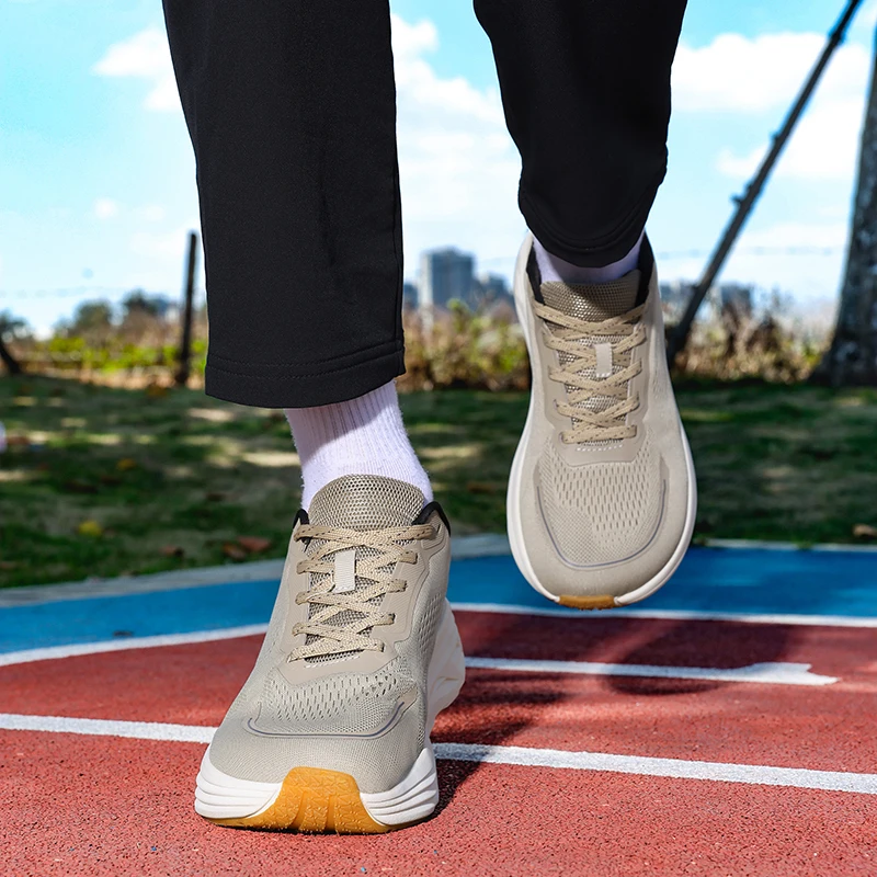 

Outdoor Men'S Casual And Comfortable Ultra Light Sports Running Shoes Mesh Breathable Lace Up Running, Autumn Men'S Shoes 39-46