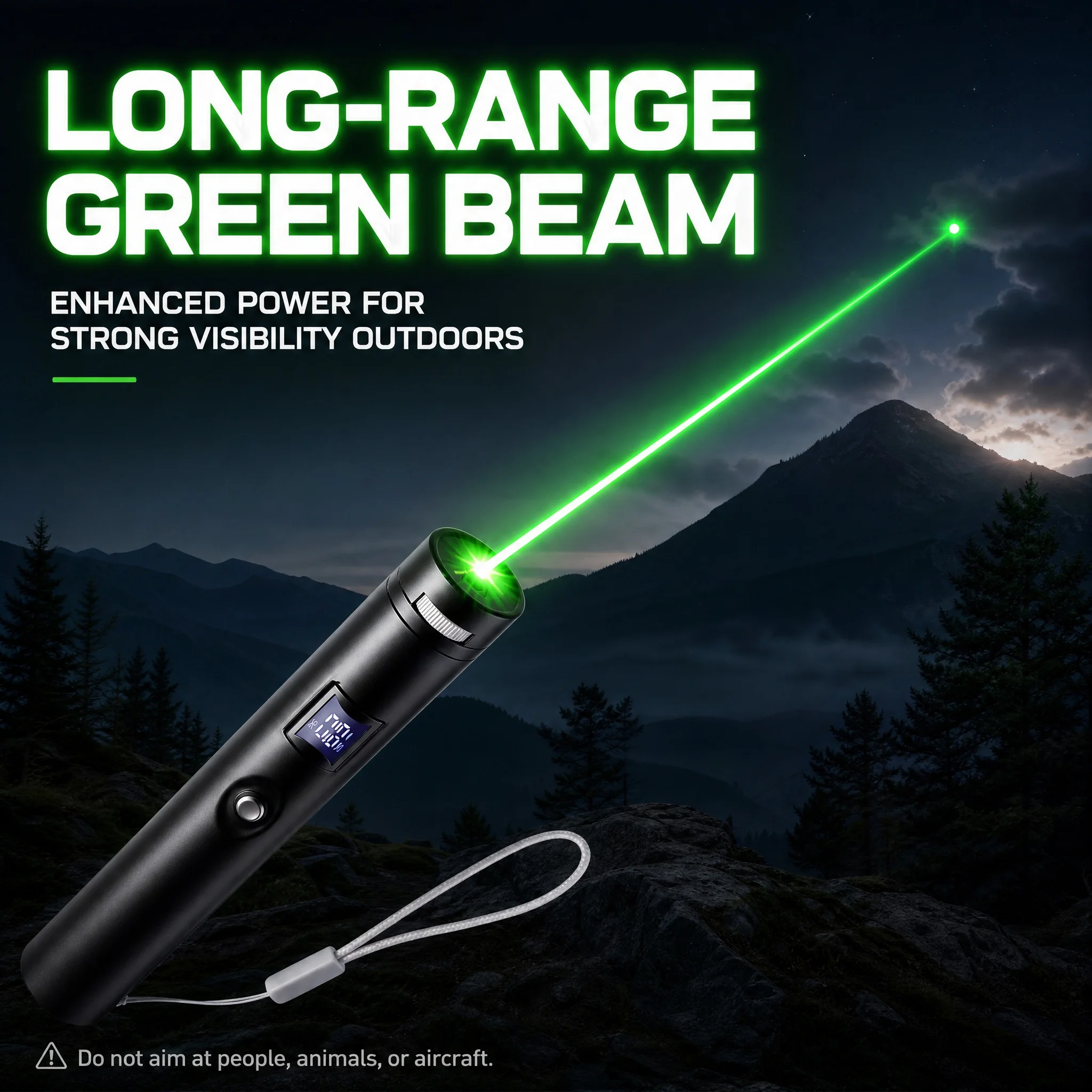 Mini Green LED Laser Pointer Cat Toy Interactive Pet Training Flashlight Portable Kitten Playing Toy For Indoor Cats