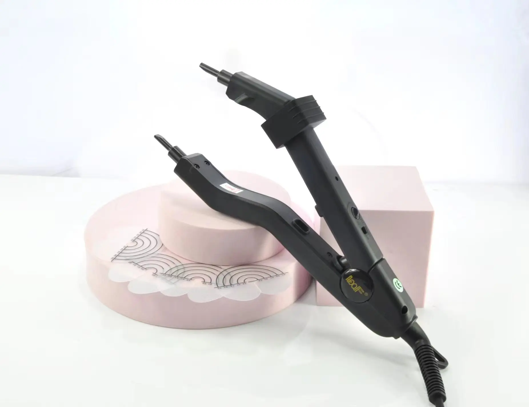 KIT connettore per capelli di calore nero di qualità 220 gradi jr609 ferro termico controllabile a temperatura ferro caldo veloce