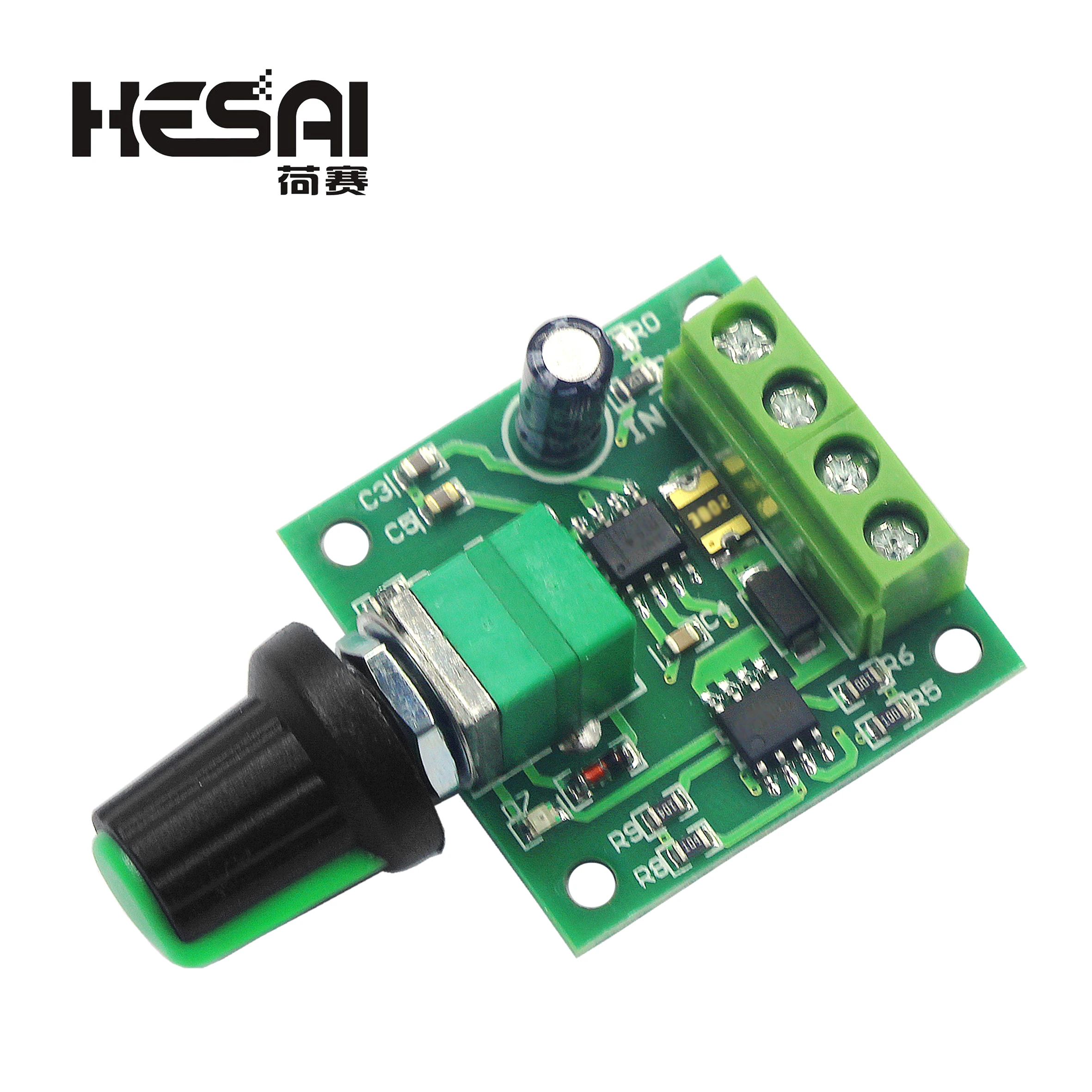 DC 1.8V 3V 5V 6V 12V 2A PWM Motor Speed Controller Low Voltage Motor Speed Controller PWM 0~100% Adjustable Drive Module 1803BK