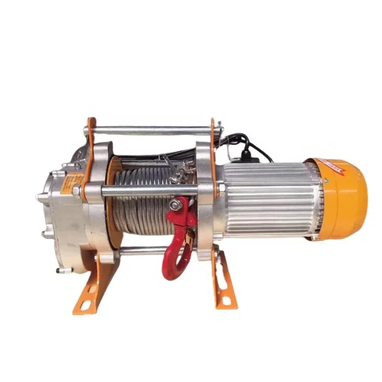 400kg/800KG/1200KG/2000KG 60M Construction machinery KCD Electric Wire Rope Winch for Crane Hoist Electric Winch HOT SALES