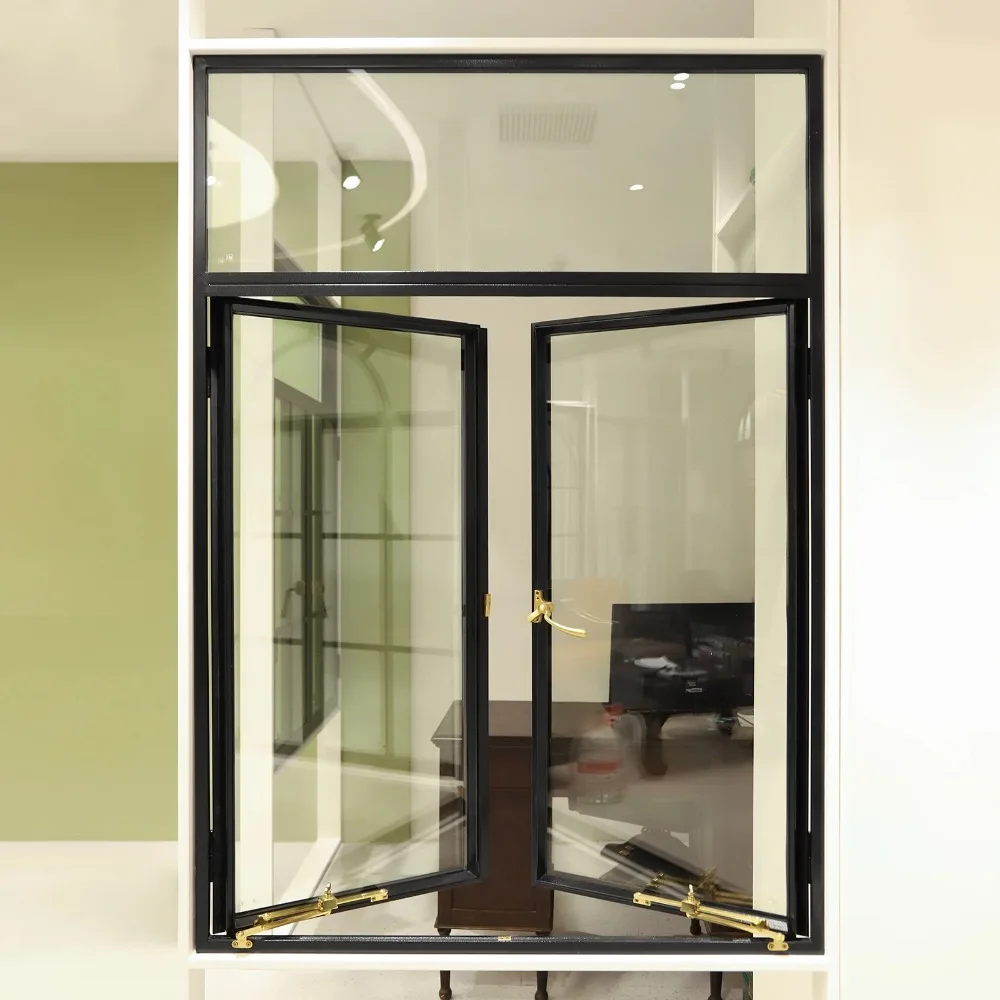 

Индивидуальный размер Привлекательный дизайн Сверхмощные раздвижные окна Железная сталь Внешняя створка Дверь и окно