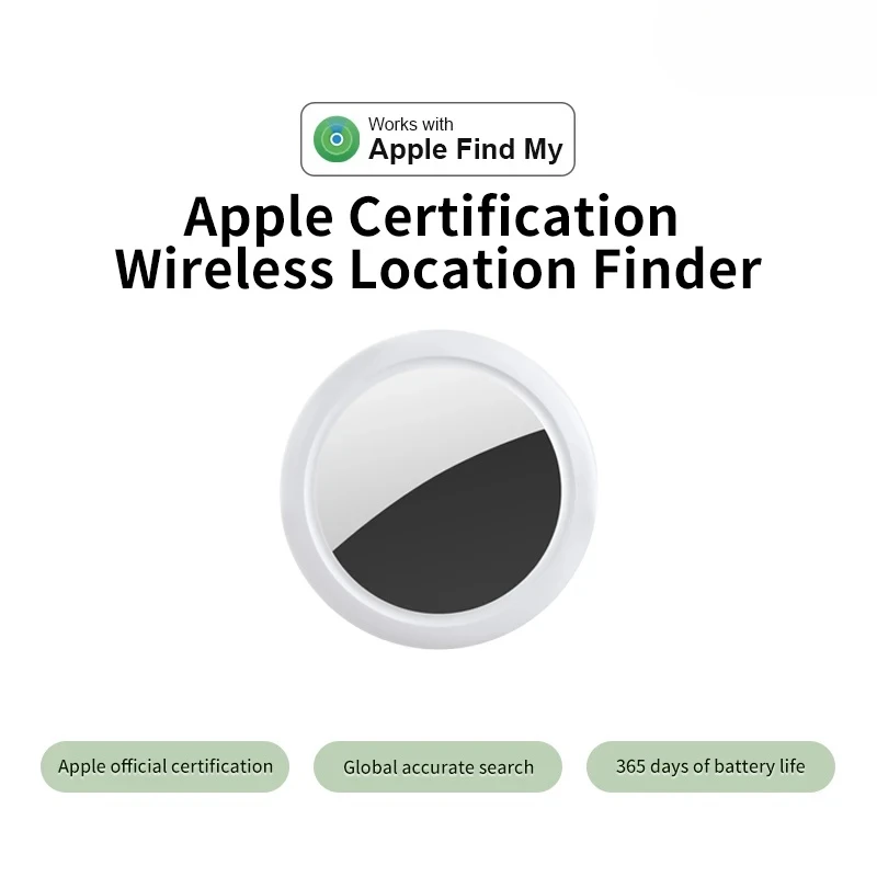

Security Bluetooth GPS Tag Based on iphone Find My app Anti-lose Tracker Sound Locate Message Reminder Alarm Key Finder