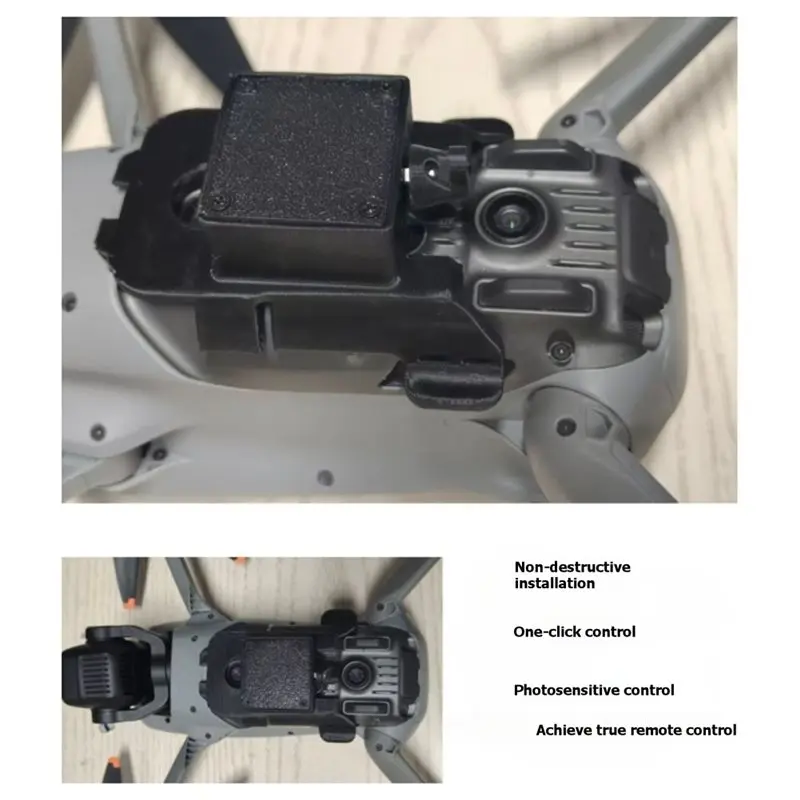 ABGI-Drohnen-Rettungszubehör für DJI MINI5/PRO Drohne, Drohnen-Abwurfvorrichtung, Parabolischer Werfer für Angeln, Hochzeitsgesc – Detail 7