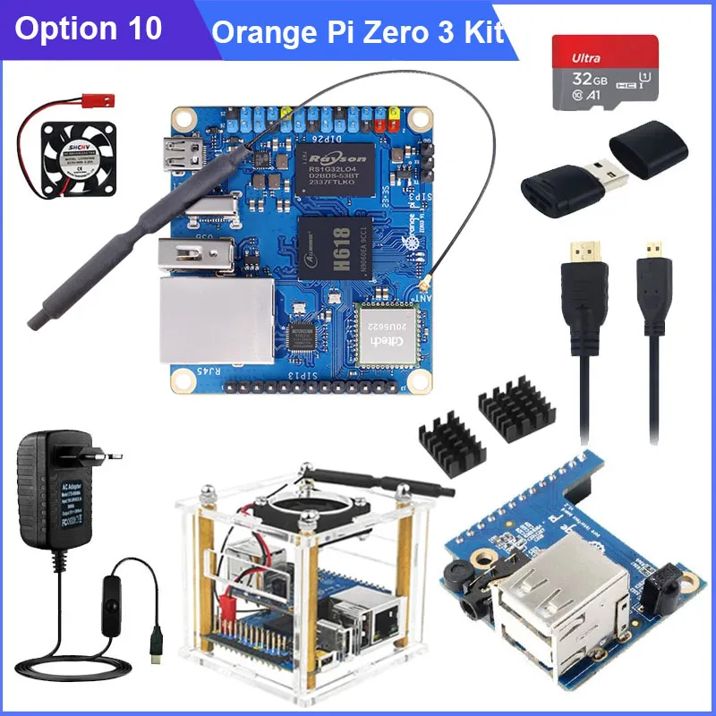 Orange pi null 3 4gb 2gb 1gb ram all winner h618 64-bit 16mb spi flash dual band wifi5 bt3.0 gigabit lan port single board