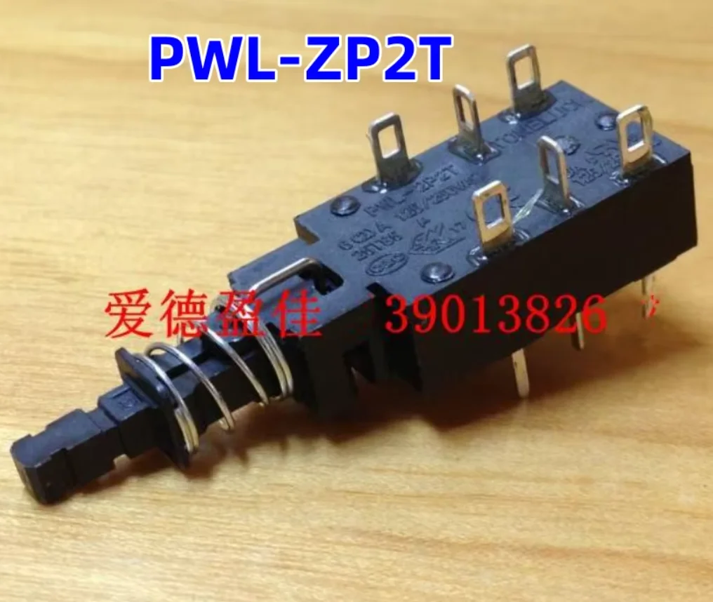 1PCS 100% New Original PWL-2P2T 6A 250VAC Power switch KZJ direct health on button switch can be combined with high IN STOCK