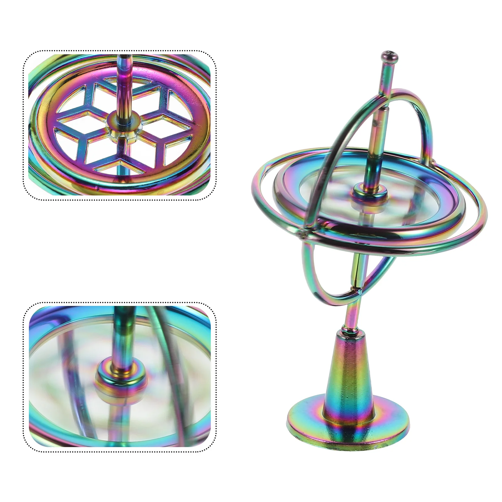 

Gyroscope Plaything Decompression Toy Alloy Fingertip Puzzle