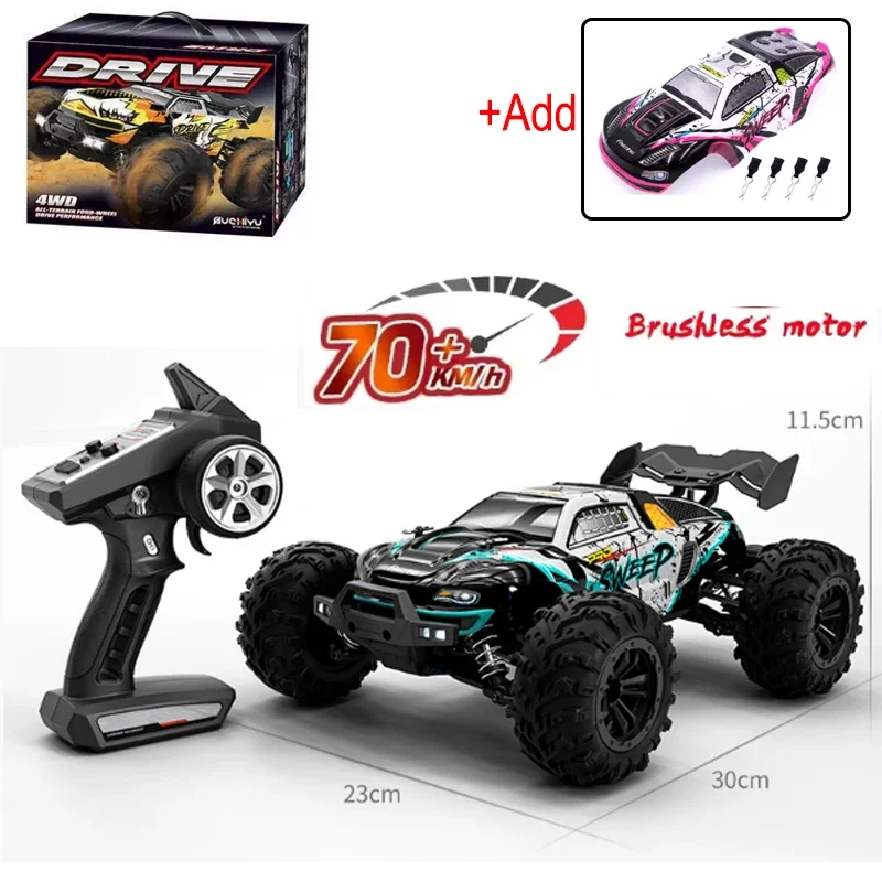 

Радиоуправляемые машинки 80 км/ч, 1/16, внедорожные, 4WD, с LED-подсветкой, 2.4G, водонепроницаемые, на пульте управления, монстр-трак для взрослых и детей, игрушка-подарок