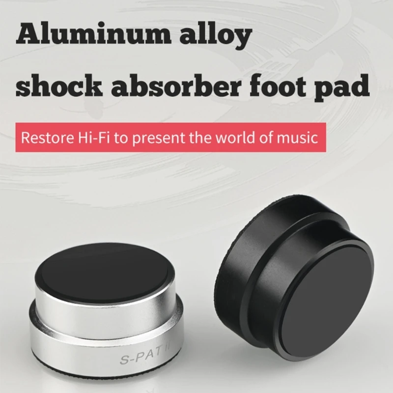 Amplifier Foot Pad Aluminum Alloy Professional Feet Pads Anti-Skid Stable Dropship