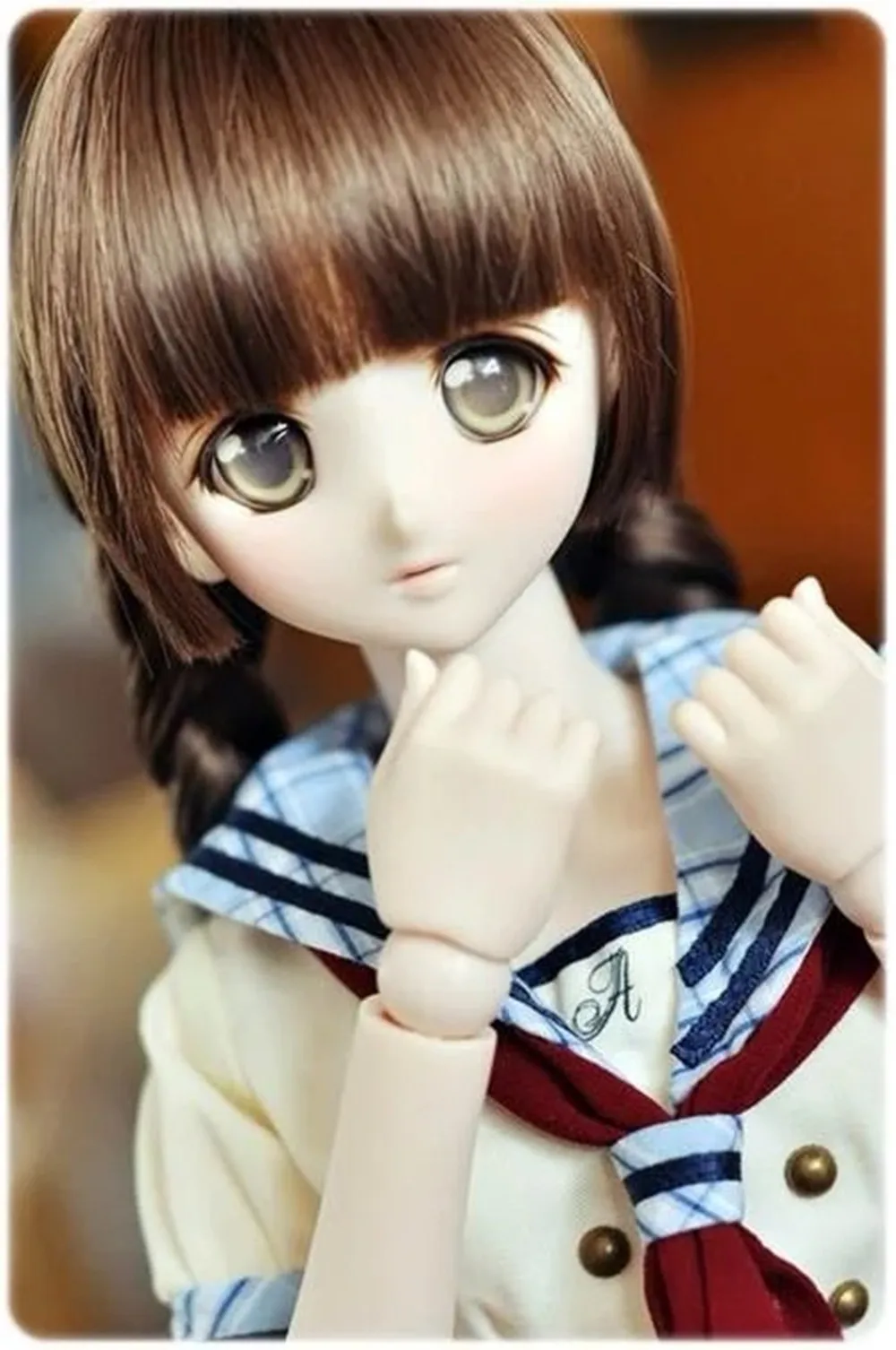 

Новый подарок на день рождения 1/3 60 см для девочек Хибики, очень привлекательное тело, популярное bjd, без смолы, большое пятно для глаз