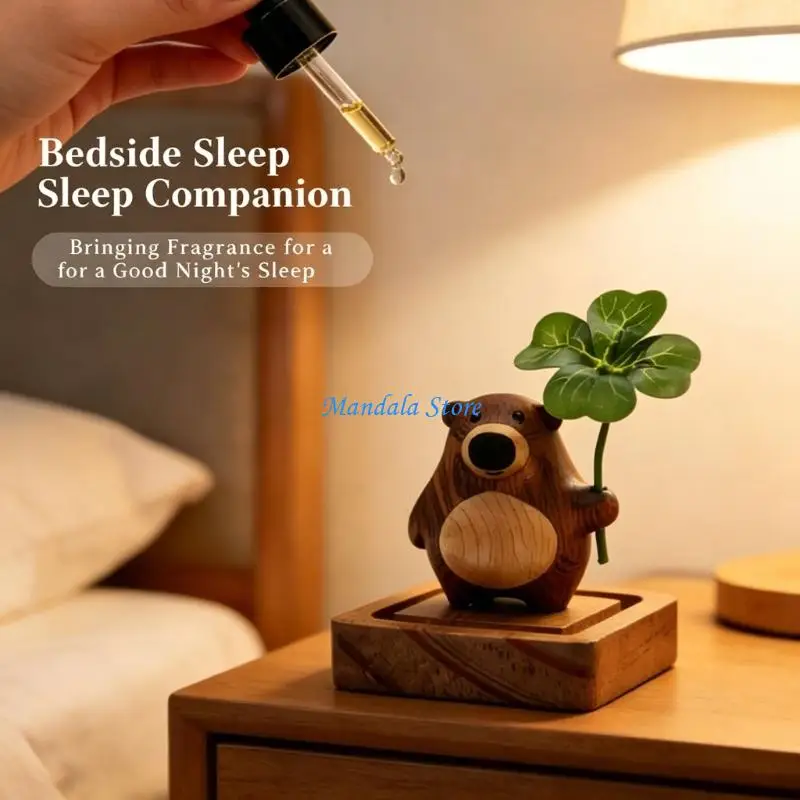 U2JC Wooden Essential Oil Diffuser,Aromatherapys Diffuser for Home,Office,Car Yogas