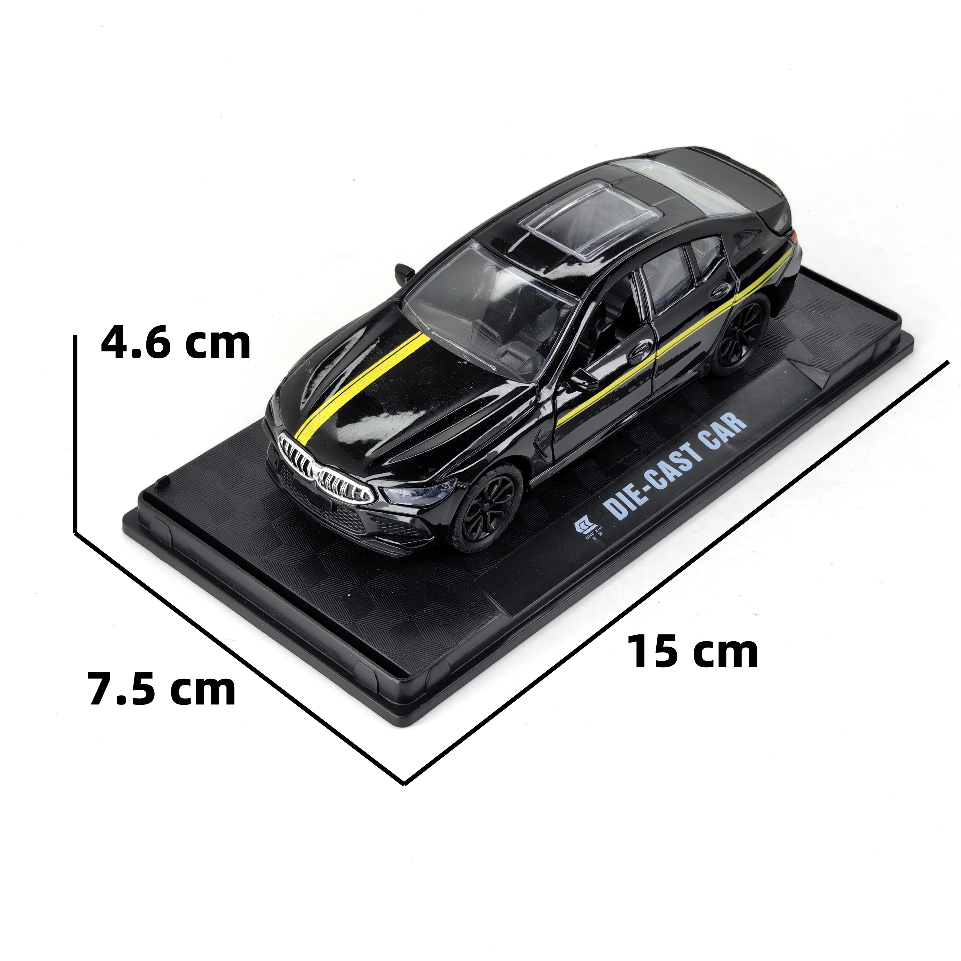 Car ornament retro luxury sedan alloy car model, home ornament entrance table soft decor, living room bookshelf collectible view
