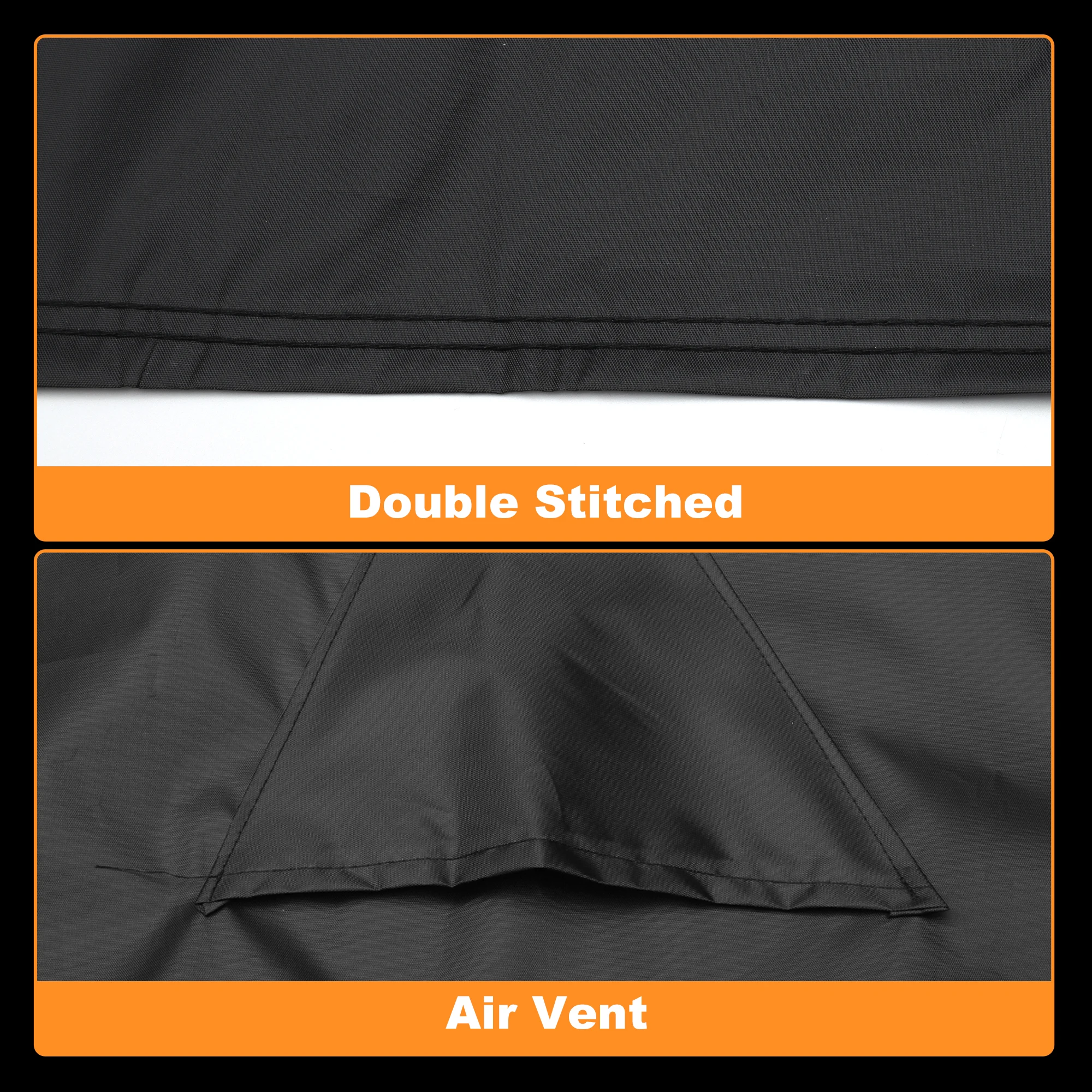 UXCELL ATV Cover for Polaris Sportsman 850/XP 1000/X MR Waterproof 4 Wheeler Quad Cover Outdoor Protection 210D-PU 224x127x131cm