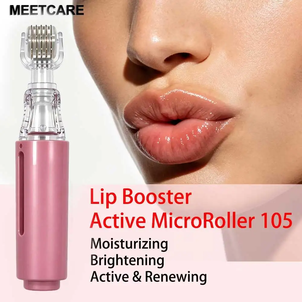 105 Nadeln Titan-Dermaroller Mikronadeln Gesichts-Lippen-Booster Dermaroller Mikronadel für Gesichtsmassage Schönheit Haar Haut 0,2mm