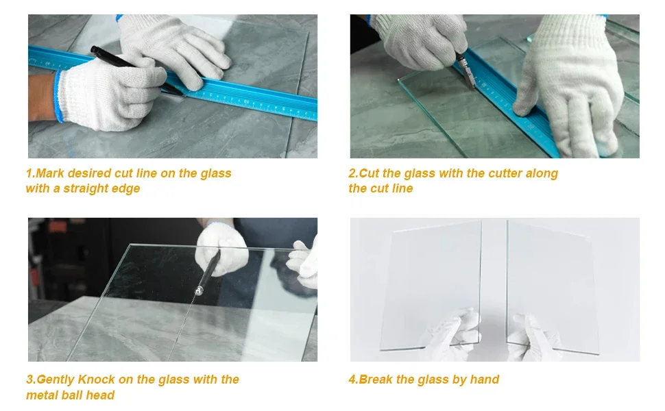 TOLESA Glasschneider 2mm-20mm, Verbessertes Glasschneidewerkzeug, Glasschneidewerkzeug mit automatischer Ölzufuhr und Box zum Glasschneiden – Detail 6