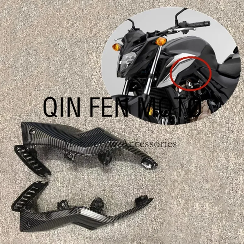 

Fit For HONDA CB500F 2016 2017 2018 Front Side Tank Air Vent Fairing Set Carbon Fiber Paint