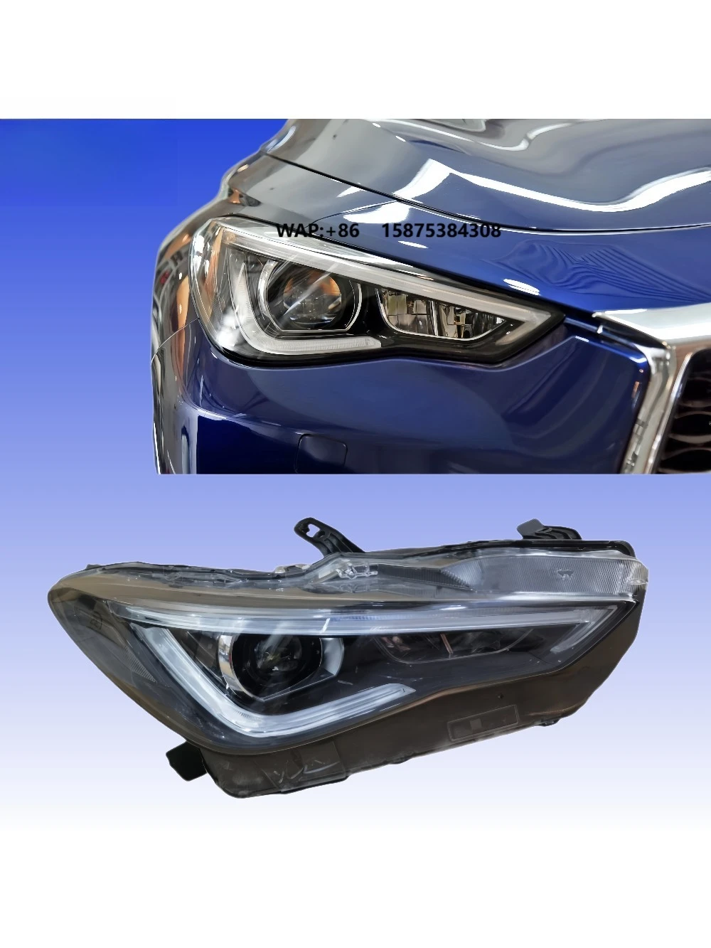 

For Infiniti Q60 Original Headlights Infiniti Q60 Q60S Car Lights Left Right LED Headlamps Assembly DRL 2017-2019