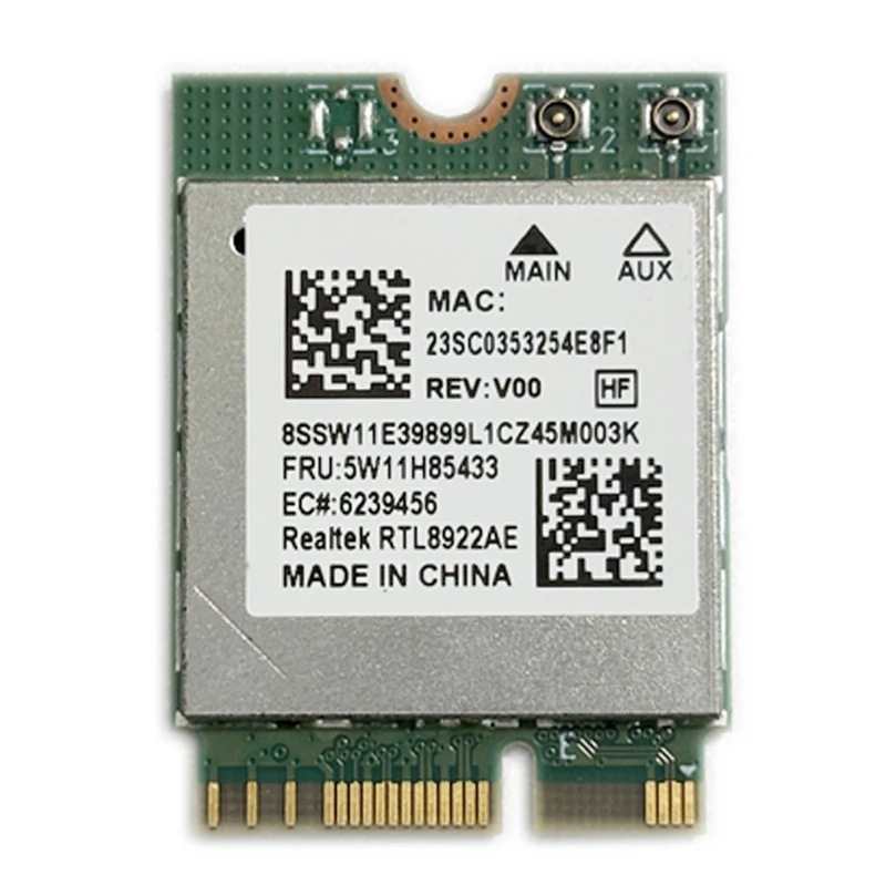 Placa de rede MT7902 WIFI 6E BT5.2 de baixa latência para laptop de mesa e PC industrial garantindo