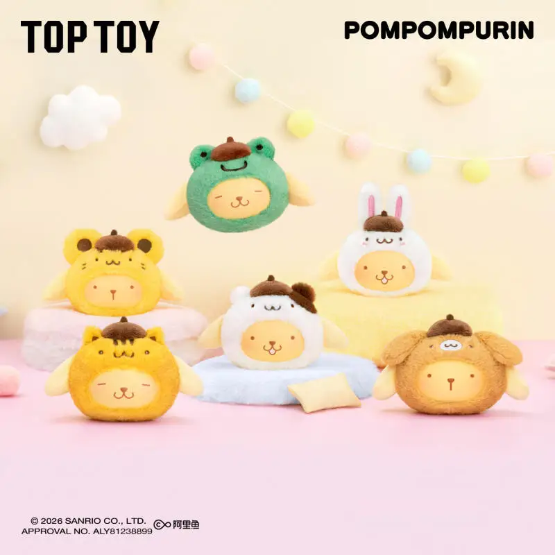 

TOPTOY Pompompurin Good Friends series Blind Box Guess Bag Original Toys Doll Cute Anime Figure Ornaments Gift
