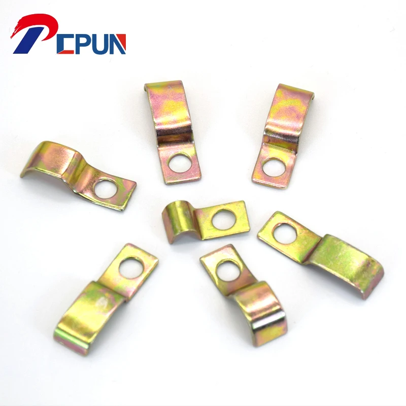 

100pcs 6mm Dia/Single Side fixture Oil Tube/Pipe/Hose Clamps PC-1106 For Centralized Lubrication System/CNC Machine Center