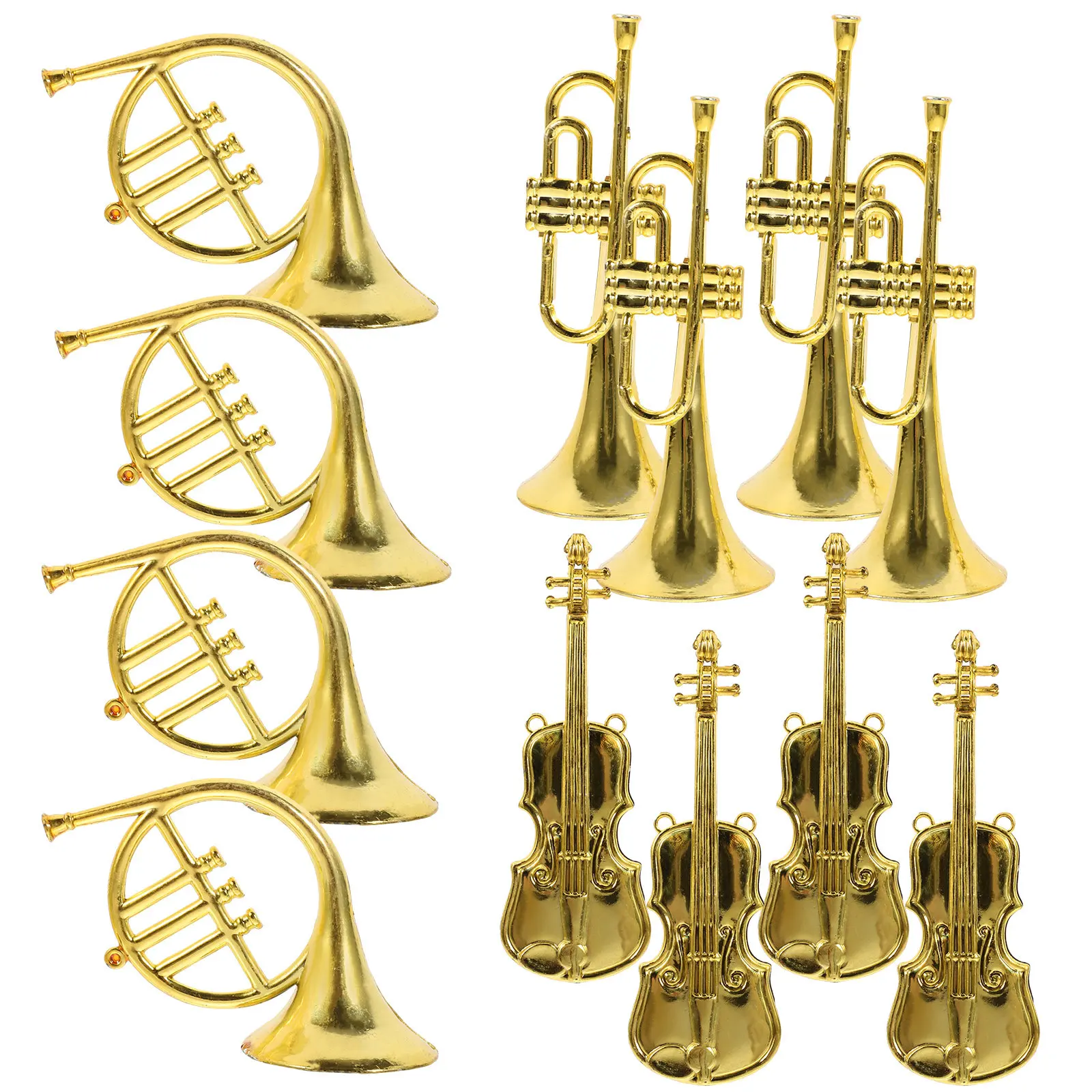 12 Pezzi Mini Strumenti a Fiat - Musical Instrument Xmas Ornaments recensione e prezzo