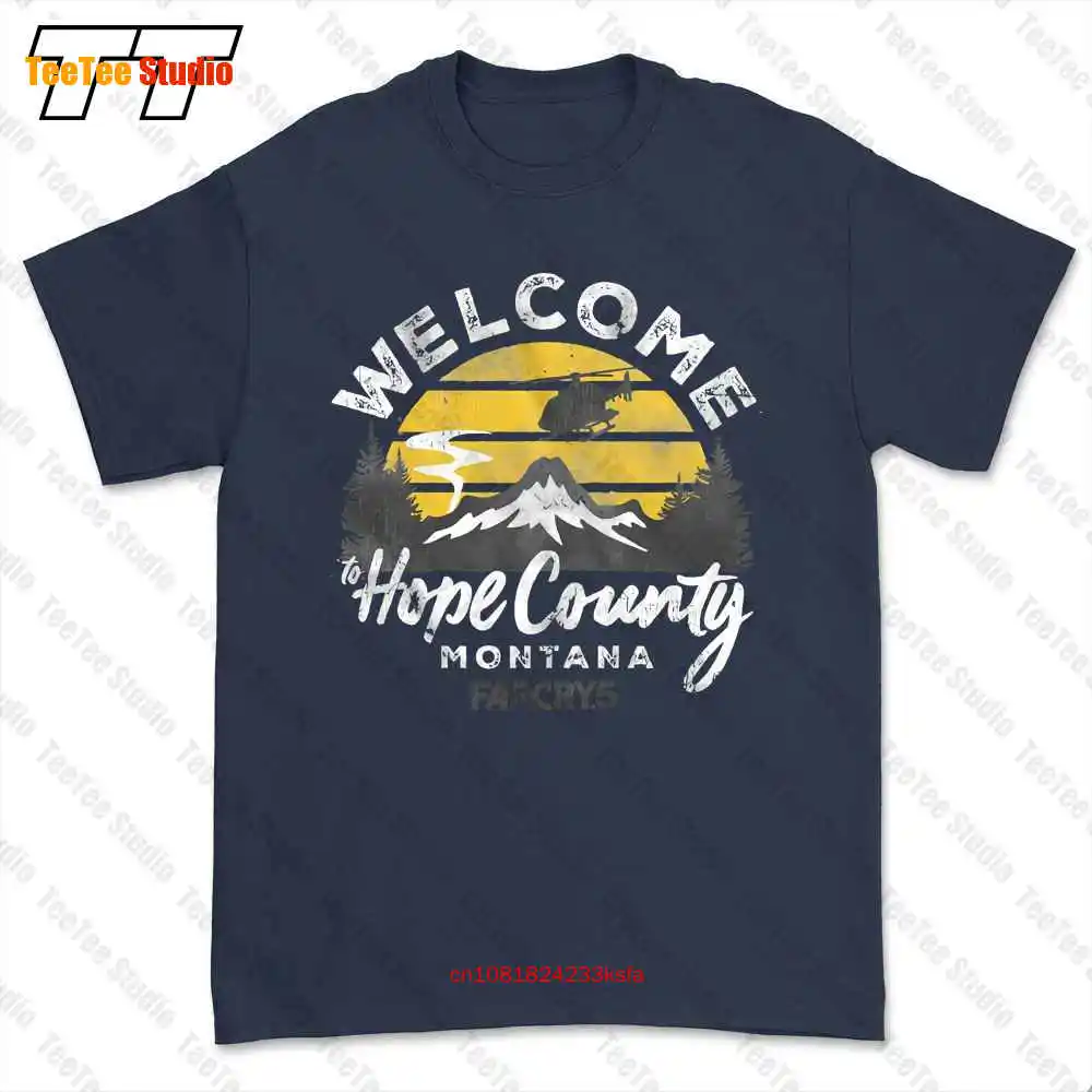 Far Cry 5 Welcome To Hope County Montana Logo T-shirt Tee 9654