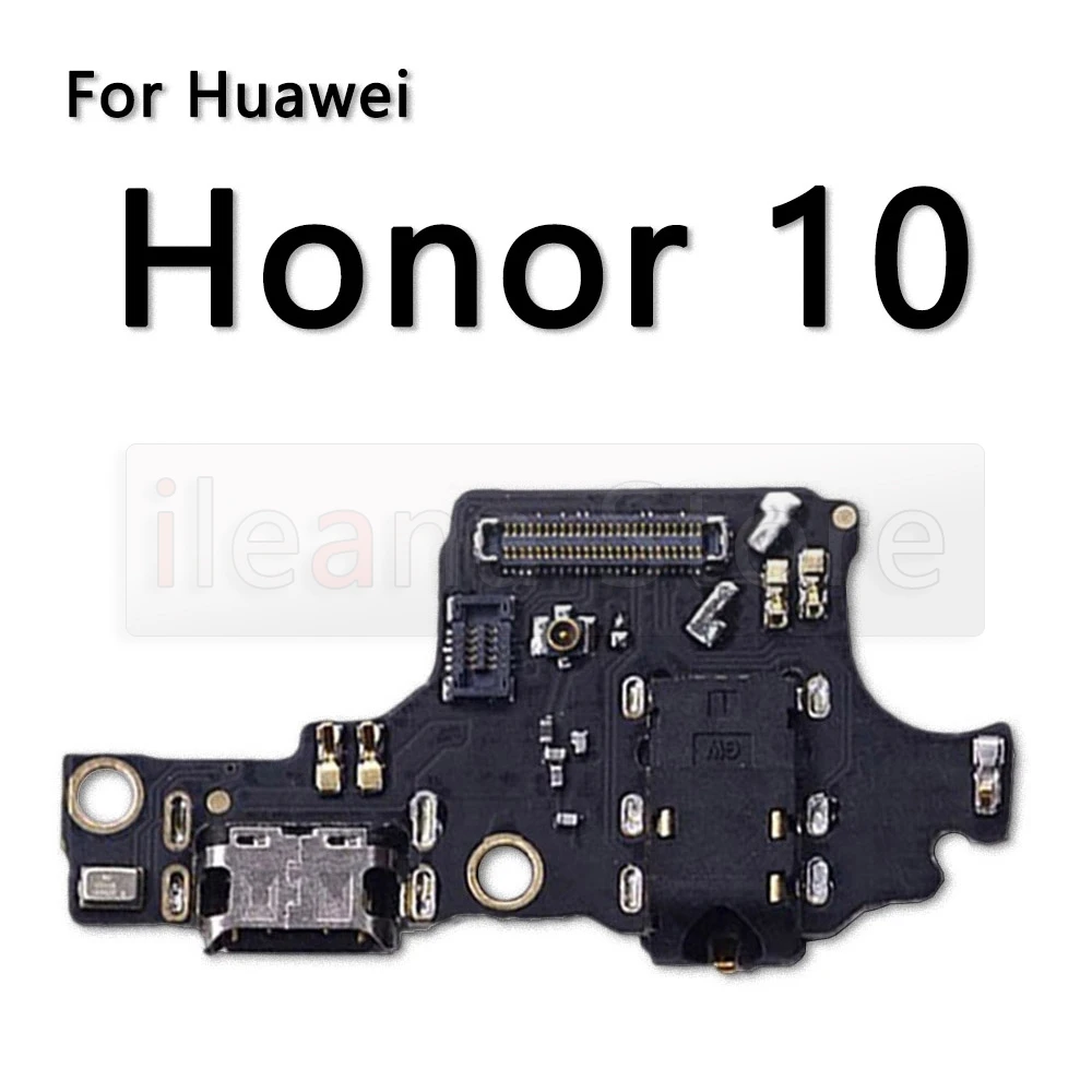 Cargador USB para Huawei Honor 8 8A 8C 8X 9 9i 9X 10 Lite Max Pro conector de puerto de placa micrófono PCB Cable flexible de carga