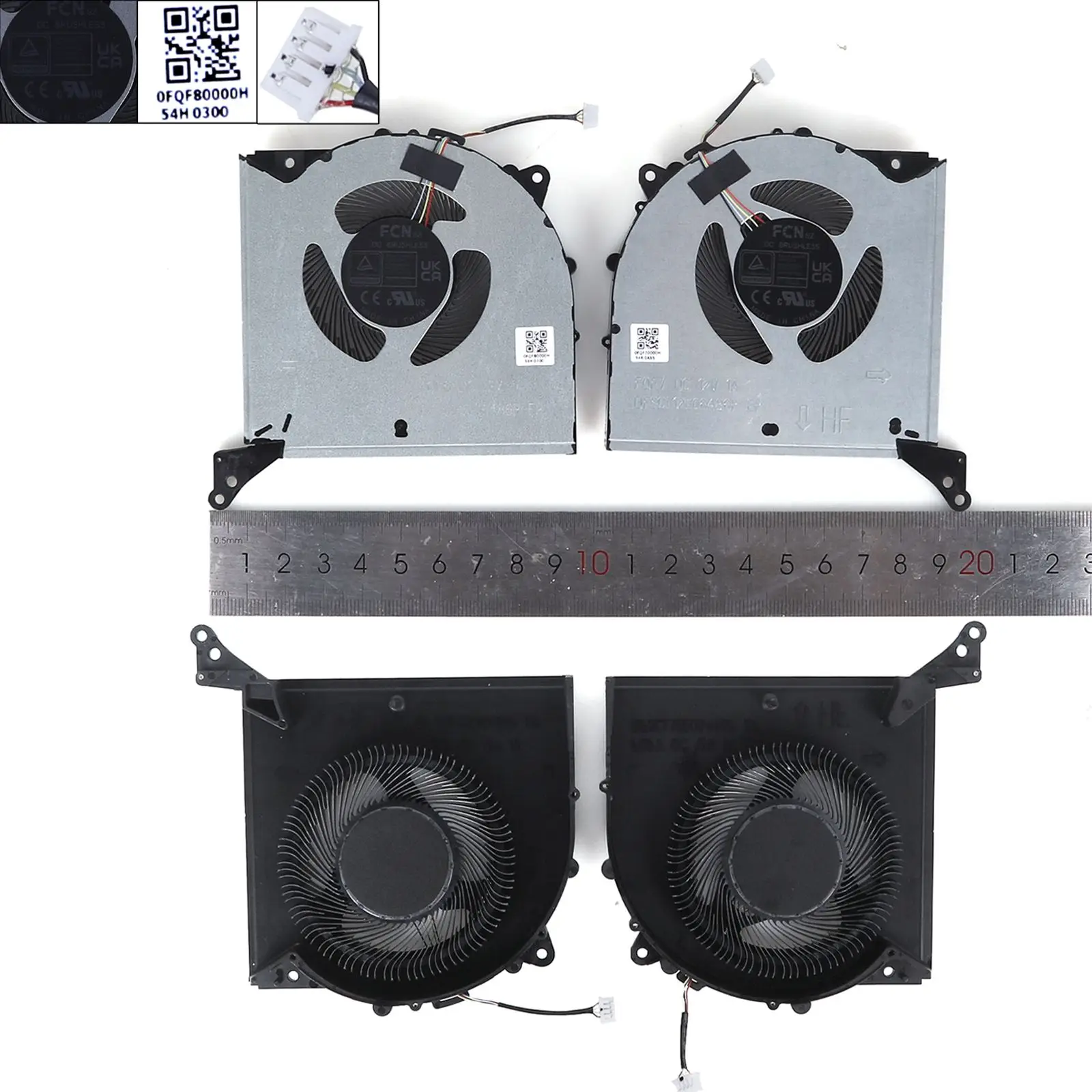 Laptop Cooling Fan for Lenovo Legion Y9000K R9000K 2023 Pro 716IRX8H 82WQ ORG L+R