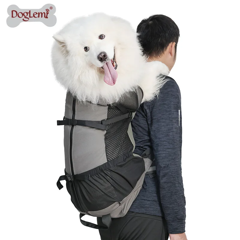 

DogLemi Pet Backpack with Pet Travel Backpack Creative Polyester Portable Double Protection Medium Large Dog Carriers Pet Bag