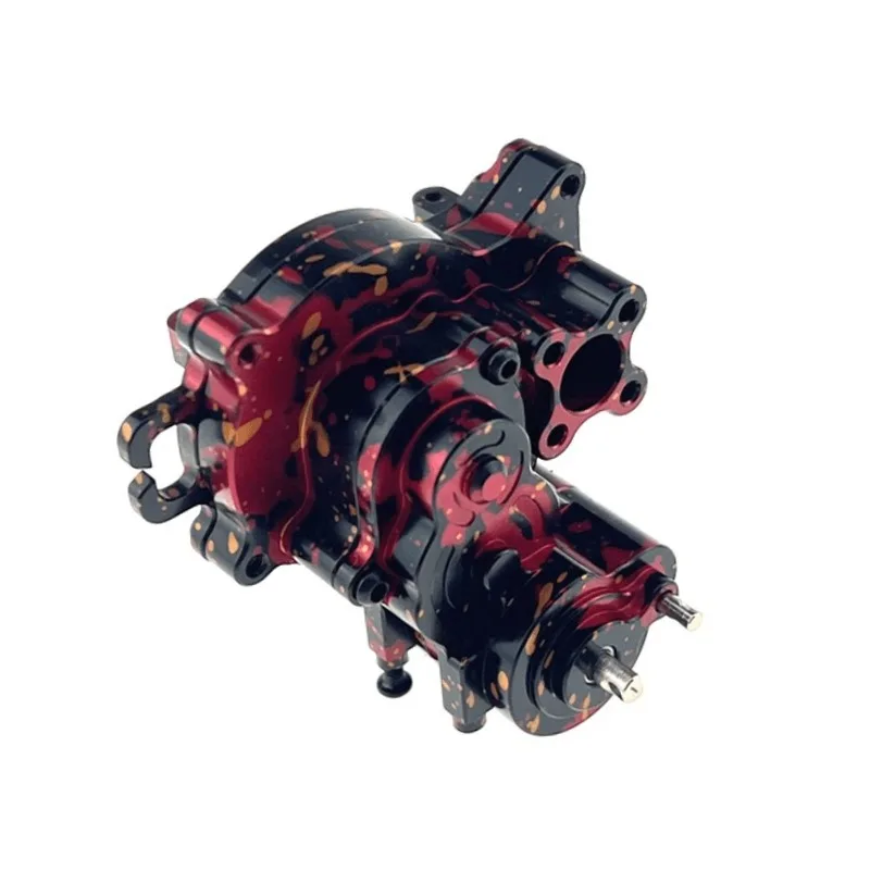 Fit for 1/18 H18P RC Car Metal Upgrade Gearbox Housing Gear Assembly Complete Replacement Parts