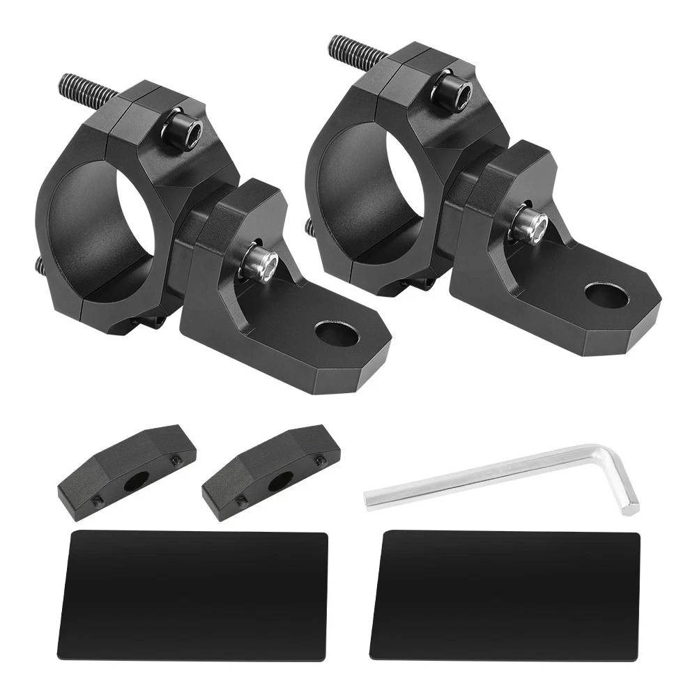 

2PCS UTV ATV Whip Light Flag Mount Bracket Support Stent for 1.65"/1.86"/2"/2.4" Roll Bar Motorcycle Headlight Fog Light Mount
