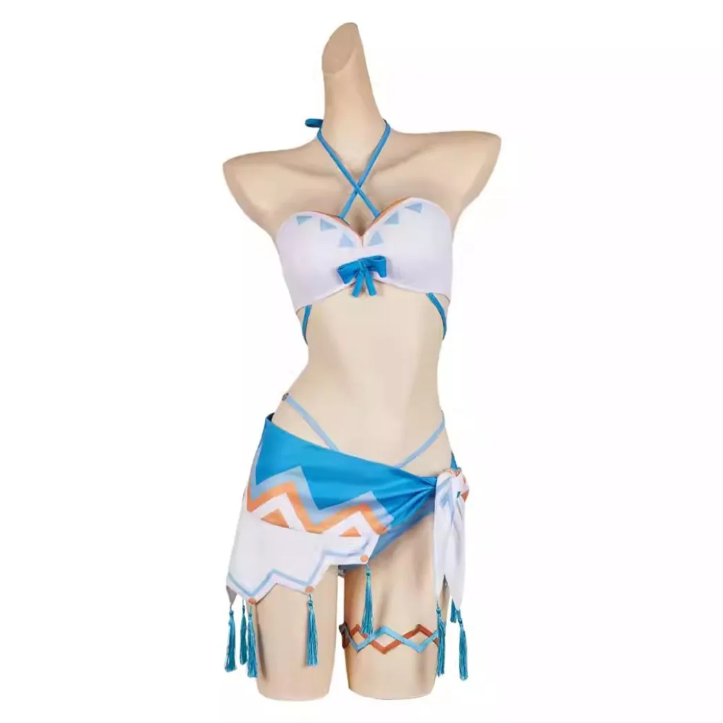 

Women Lumine Cosplay Bikini Swimsuit Genshin Impact Costume Fantasia Halloween Carnival Party Women Suit