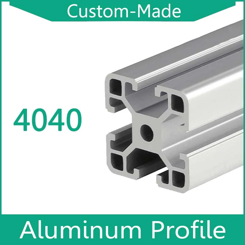 Custom-Made 4040 Aluminum Profile Linear Rail Extrusion Extrusion CNC 3D Printer Parts BS-8-4040