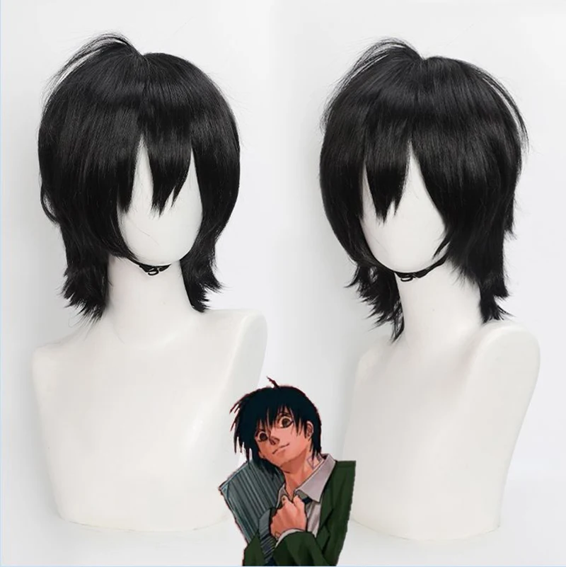 

Cosplay Wig SAKAMOTO DAYS Anime Wig Nagumo Yoichi Short Synthetic Wig Sakamoto Taro Game Black Cosplay Wig with Bangs