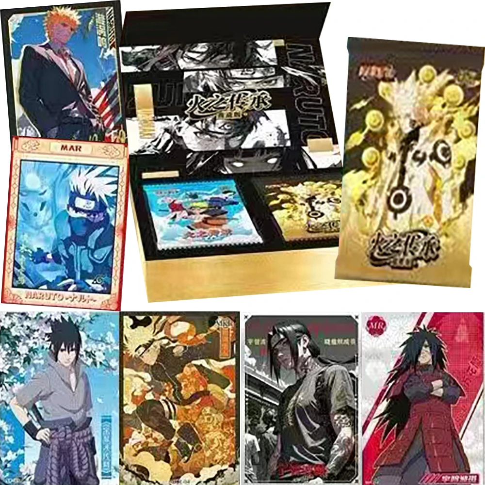

Naruto Rare Collection Cards for Boys Girls Trendy Classic Japanese Anime IP Characters Series Theme Peripheral Cards Fine Gifts