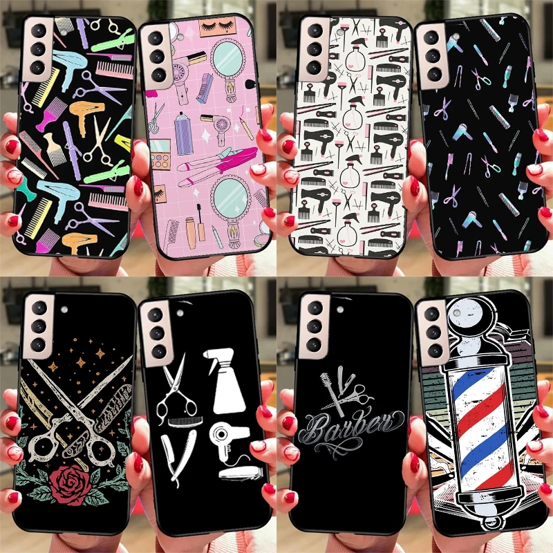 Hair Stylist Hairdresser Case For Samsung Galaxy S23 Ultra Note 20 10 S9 S10 Plus S20 S21 FE S22 Ultra Phone Cover