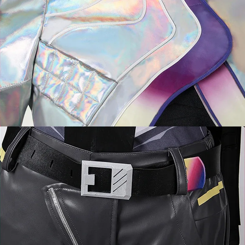 ROLECOS Gioco Valorant Vyse Costume Cosplay Sentinel Vyse Agente Rosa Donna Punk Uniforme Halloween Party Outfit